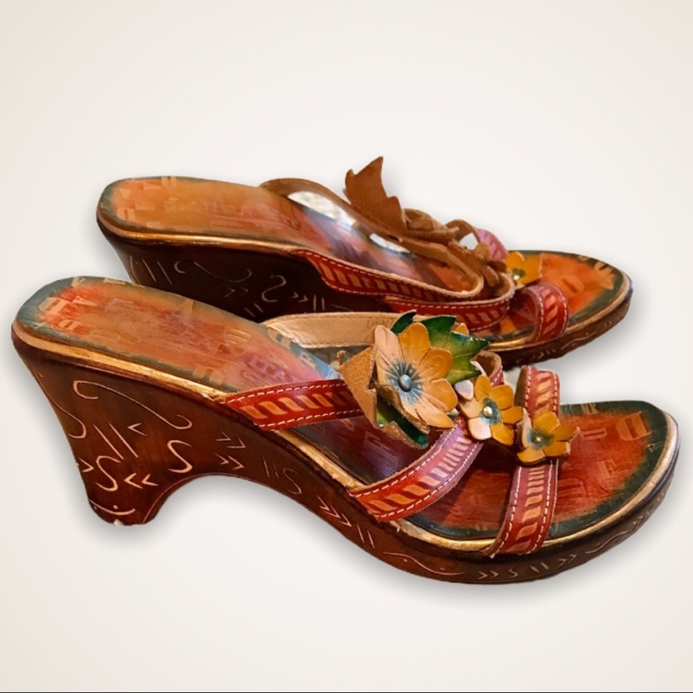Laura Vita Leather Sandals - 7